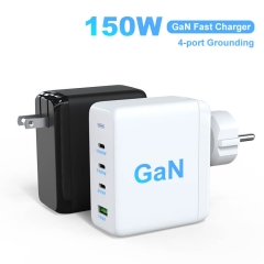 ZONSAN 2022 Newly Released 150W GaN Fast Charger With PD 100W Laptop Adapter PD 20W QC3.0 iPhone Fast Charging UK US