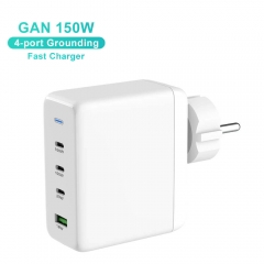 ZONSAN 2022 Newly Released 150W GaN Fast Charger With PD 100W Laptop Adapter PD 20W QC3.0 iPhone Fast Charging UK US