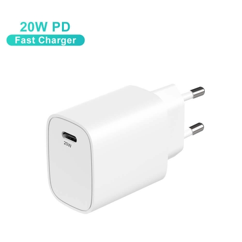 ZONSAN Hot Selling One Port PD 18W Mobile Phone Quick Wall Charger With EU Plug