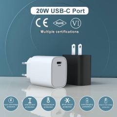ZONSAN Hot Selling One Port PD 18W Mobile Phone Quick Wall Charger With EU Plug