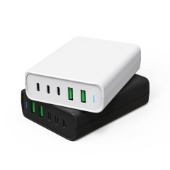 ZONSAN KC Certified 110W 5-Port USB C Charger, Power Delivery Quick Charger Station with 3 ports Type C PD Fast Charger