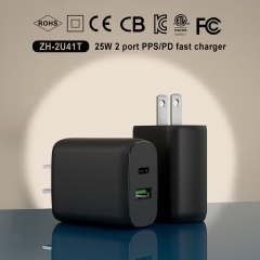 ZONSAN 25W USB C Dual USB Ports Fast Charging