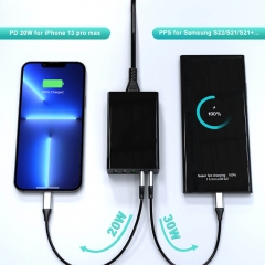 65W Cost performance CE ROSH Desktop 5 Port Charger For Mobile Phones USB Devices