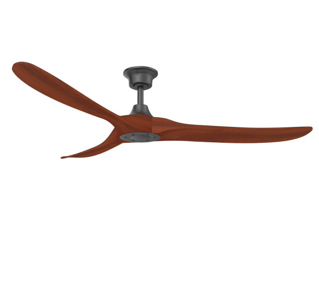 60 Inch 6 Speed Quiet Energy 3 Blade Solid Wood Ceiling Fan without Light For Farmhouse Patio Living  Bedroom Room
