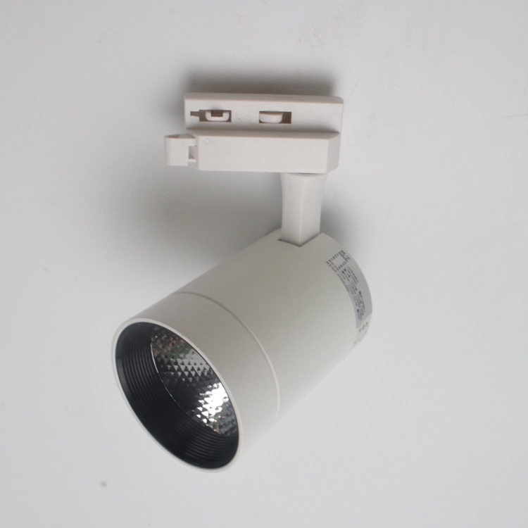 Modern Commercial Track Rail System Fixture Housing Aluminum Flicker Free 15W LED Track Lighting