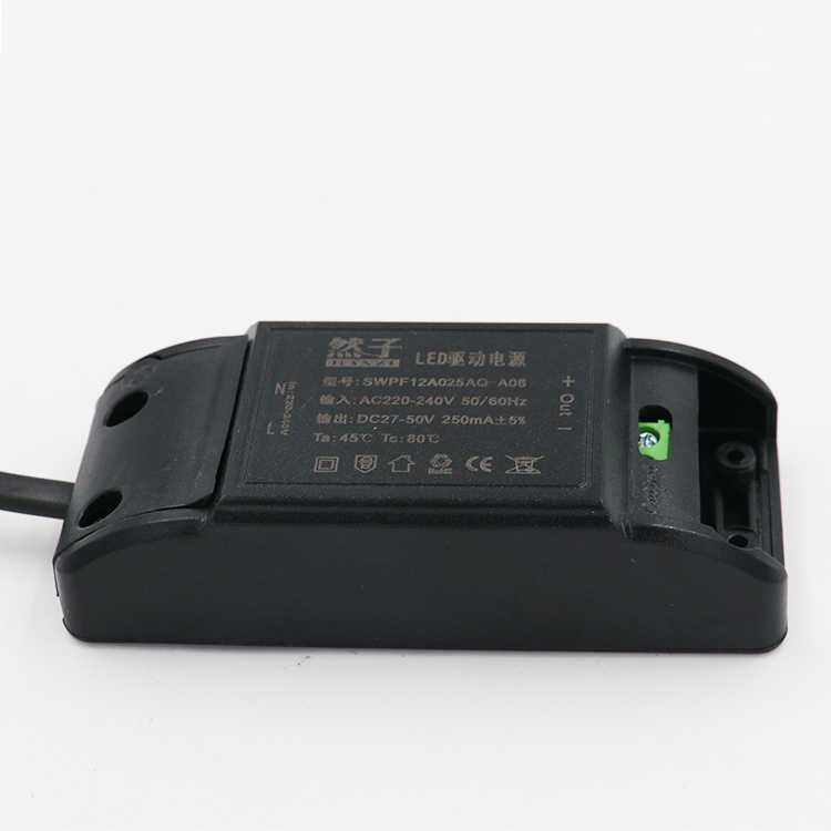 High Quality Mini Size 250ma 12W Constant Current LED Driver Adapter For Lighting