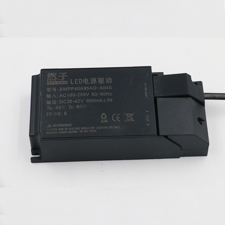 220V Input Voltage Output 950ma 40W Constant Current LED Driver