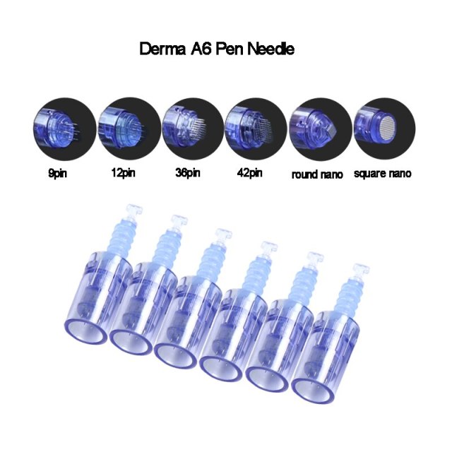 10pcs Electric Ultima derma pen a6 needle cartridge 12/36/42pins nano micro tattoo needles for derma head tattoo tips