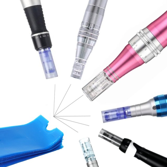 Dermapen Protective Sleeve Disposable Tattoo Pen Machine Covers Clean Bag