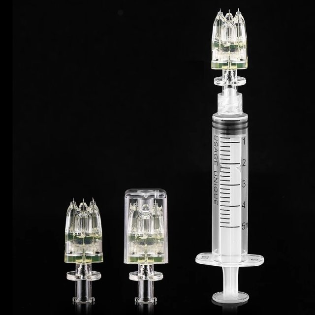 Noba Korea Crystal 5pin Multi Needle for Meso Injector Standartd Universal Syringe 32G 1.2mm & 1.5mm