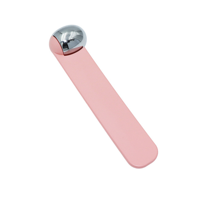 China Factory Custom Solid Stainless Steel ICE Cooling Roller Face Globes Massager Firm Skin