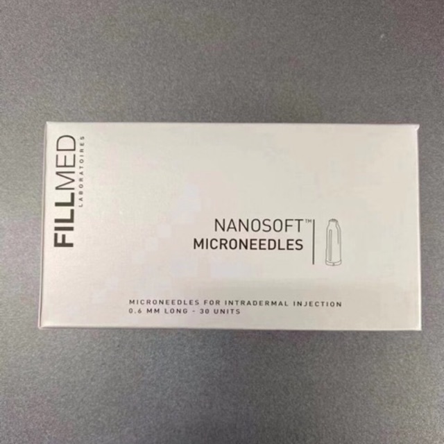 Nanosoft Fillmed Microneedles Filorga 34G Nanosoft Needle 3pin 0.6mm for Anti Aging Around Eyes and Neck Lines