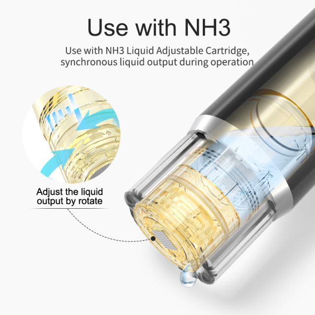 Automatic Aqua Nano Adjustable Liquid Output Cartridge Scar Acne Removal Serum Applicator Wrinkle Remove Meso Hyaluronic Acid Pen Hydra Pen Um8