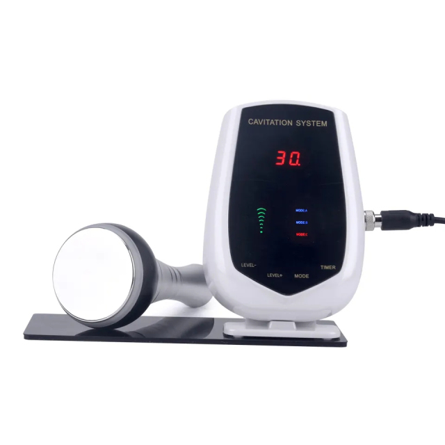 Portable Mini Fat Reduction Body Slimming Machine Fat Burning Ultrasound Cavitator 40K Cavitation Weight Loss Device