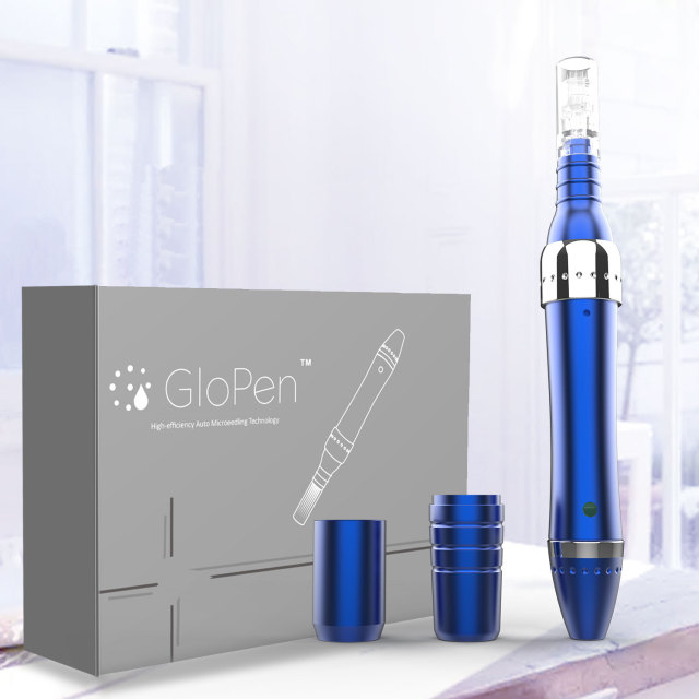 T6 Blue  Derma Pen with 2 Rechargeable Batteries