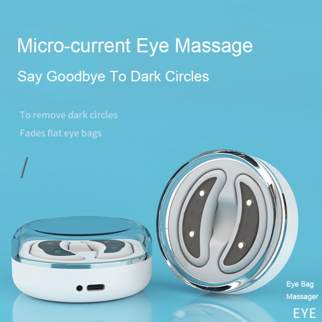 New Product Beauty Instrument Repair Dark Circle Eye Bag Puffiness Remove Fine Line Anti Periocular Wrinkle Aging Eye EMS Microcurrent Massager