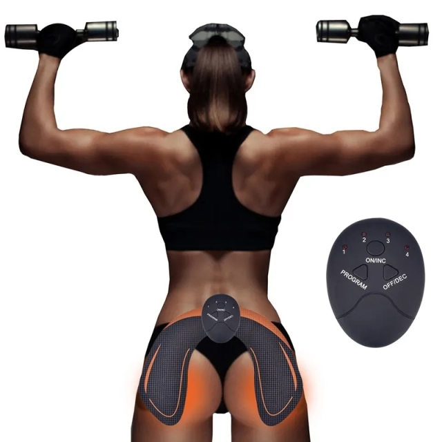 Muscle Massager Stimulator Abdominal Butt Device Buttock Enlargement EMS Sculpting Machine Hip Muscle Trainer