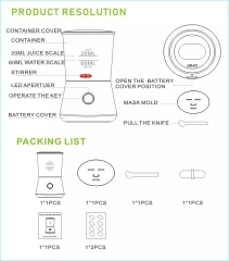 DIY Face Mask Device Automatic Fruit Vegetable Natural Collagen Facial Masks Maker Mini Machine SPA Skin Care