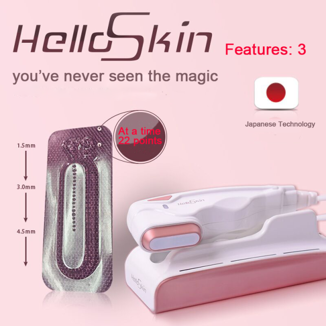 Lift Wrinkle Treatment Skin Tighten Salon SPA Hello Skin Beauty Equipment Mini Hifu Machine