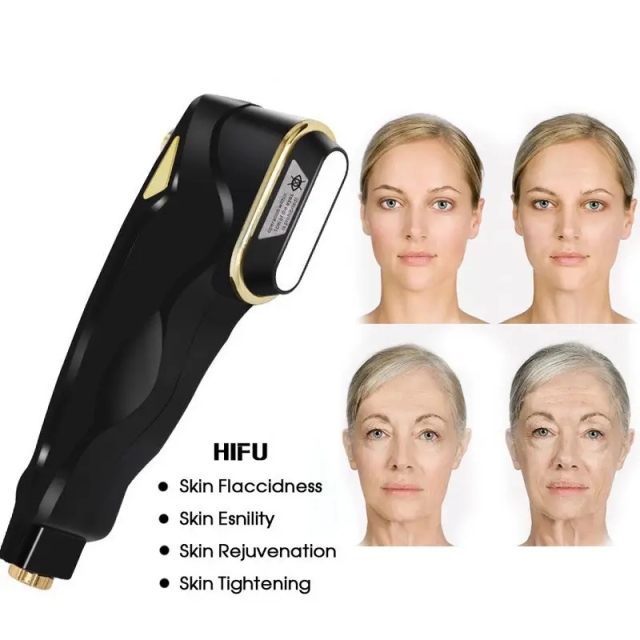 Face Lift Anti Wrinkle Aging Home Use Radio Frequency Mini Microcurrent Professional Hifu Massage Machine