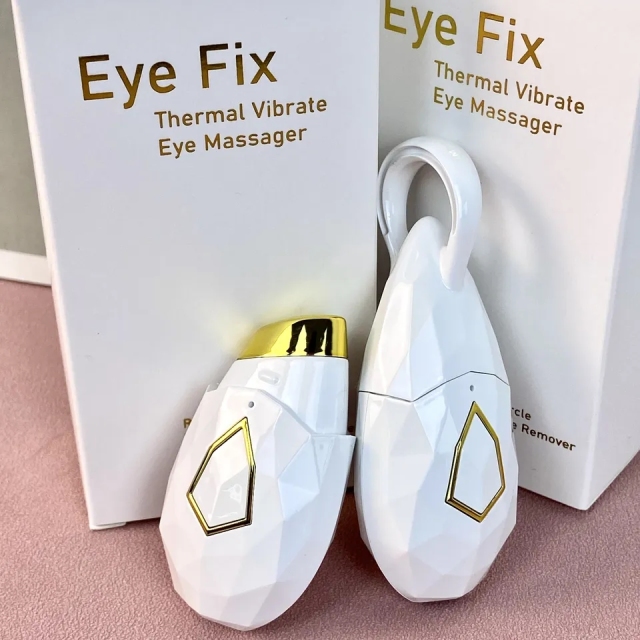Fashion Multifunction Equipment Intelligent Eye Care RF Massager Wand Heating Vibrating Anti Wrinkle Eye Massage Pen