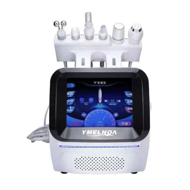 Multi-Function 6 in 1 Beauty Equipment Oxygen Jet Aqua Dermabrasion Hydra Peeling Facial Bubble Beauty Machine