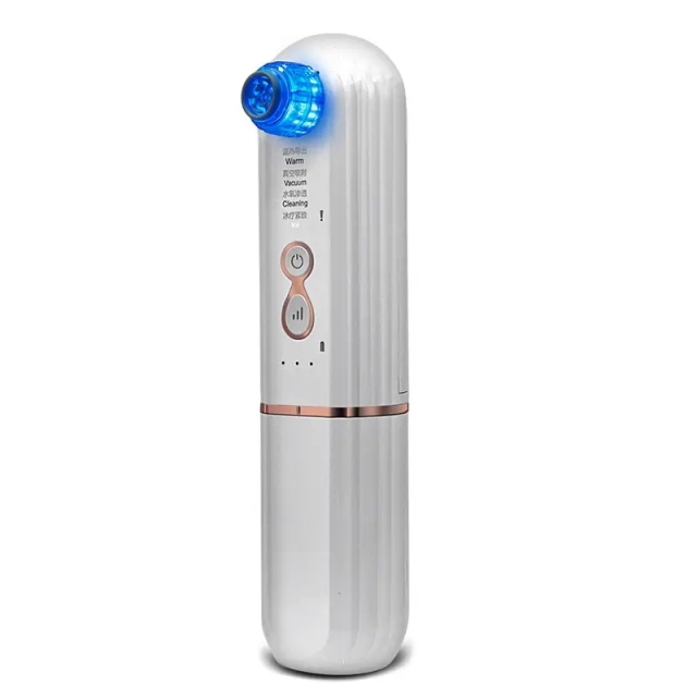 Facial Acne Vacuum Bubble Blackhead Remover Ultrasonic Cleansing Pore Cleaning Hydra Peeling Device