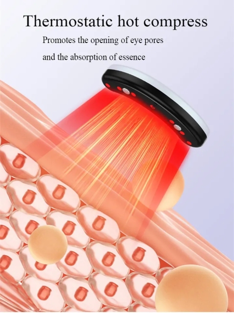 LED Eye Massager Intelligent EMS Microcurrent Remove Eye Bag Dark Circle Vibration Eye Massage Stick