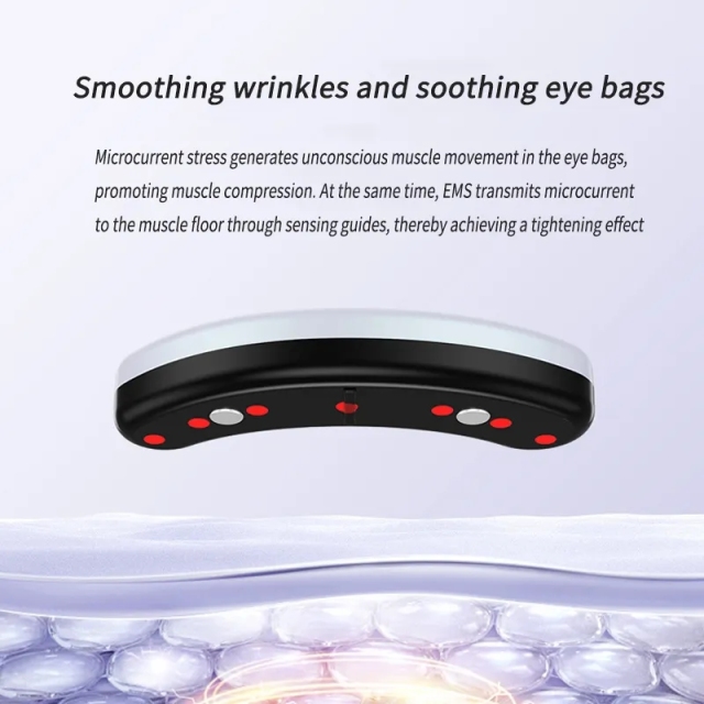 LED Eye Massager Intelligent EMS Microcurrent Remove Eye Bag Dark Circle Vibration Eye Massage Stick
