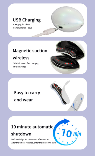 LED Eye Massager Intelligent EMS Microcurrent Remove Eye Bag Dark Circle Vibration Eye Massage Stick