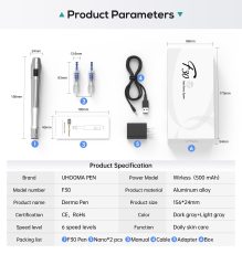 F30 Microneedling Derma Pen with Backflow Technology
