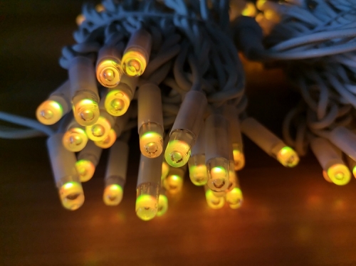 IP65 Color changing outdoor merry led christmas string lights RGB