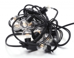 CE RoHS G45 globe bulb string lights garland patio lights