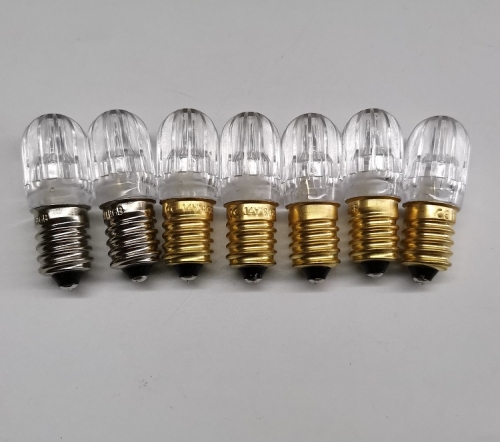 Plastic flashing light bulb e14 14v
