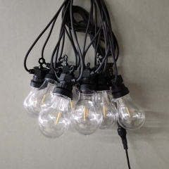 Outdoor waterproof solar garden lights globe bulb string