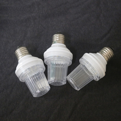 Outdoor waterproof plastic housing lamps E27 B22 E14 base strobe Led flashing light bulbs