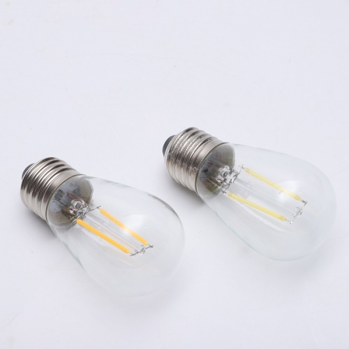 S14 led Filament Bulbs Clear Glass 3W Edison Super Warm E27 Decorative Lighting