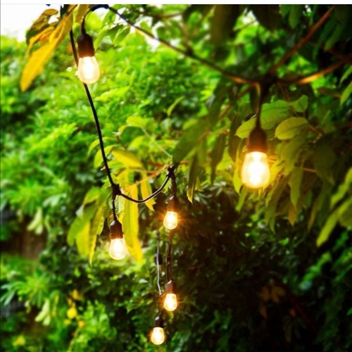 IP65 waterproof A60/S14 bulb festoon string light E27 drop festoon string light outdoor