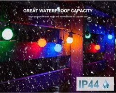 holiday lighting Patio Light Solar Led G50 String Lights Outdoor Waterproof Led Festoon Garden String 5m&10m