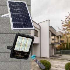 outdoor solar projector garden 50w 300w led solar flood lighting high lumens ABS lamp led light solar