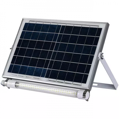 wholesale 60w 80w 100w IP65 waterproof solar led tube light with panel ouotodor solar power fluorescent lamp