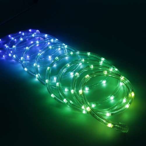 Waterproof led Solar rope String Light 100leds holiday lighting fairy lamp Solar Rope christmas Lights for Outdoor Garden