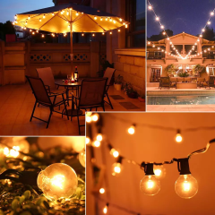 Hot Selling Shatterproof G40 led string light christmas decorations Tree Bulb string lights Outdoor Waterproof
