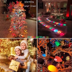 China manufacture christmas lights 110v led C7 C9 strawberry bulb string light outdoor garland fairy tree lamp string