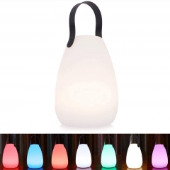 Outdoor Camping Lamp Portable Multicolour LED Rechargeable Table Lamp Waterproof Wireless Rechargeable Dimmable Table Lighting