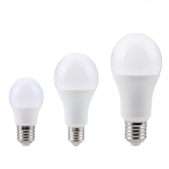 Hot selling DC12V plastic coated aluminum bulb lamp without stroboscopic household long life e27 white light bulb courtyard lamp