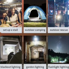 High Quality Rechargeable Lamp Bulb IP65 Led Solar Emergency Bulb Portable Lanterns Emergency Light For Home Outdoor Camping