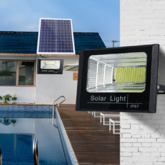 High Power solar Projection Light Super Bright Outdoor Courtyard Solar floodLight New Rural IP67 Waterproof Solar street Light