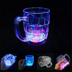 Wholesale LED Bar Night Club Party Drink Cups 295ML Led Beer Mug Led Plastic Light Glass Cups Glowing LED Beer Cup