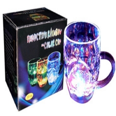 Wholesale LED Bar Night Club Party Drink Cups 295ML Led Beer Mug Led Plastic Light Glass Cups Glowing LED Beer Cup